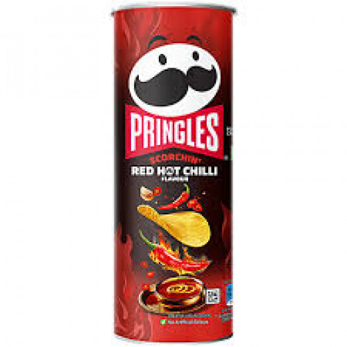 PRINGLES RED HOT CHILLI 102G
