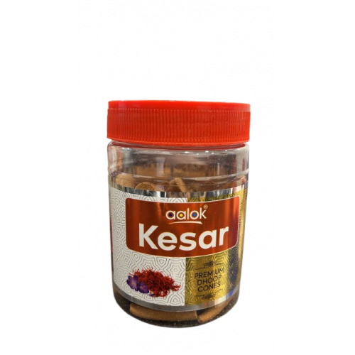 AALOK KESAR DHOOP CONES 120G