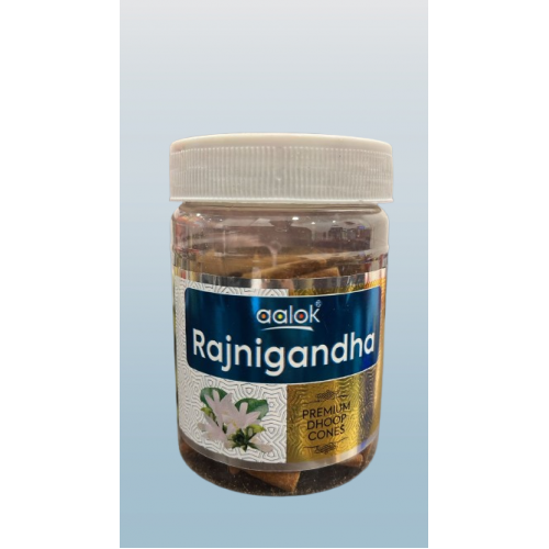 AALOK RAJNIGANDHA DHOOP CONES 120G