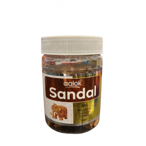 AALOK SANDAL DHOOP CONES 120G