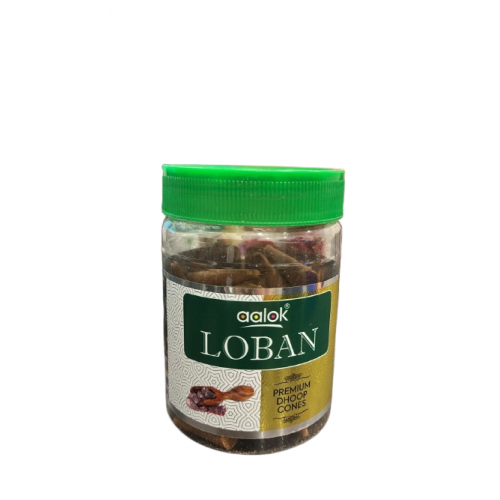 AALOK LOBAN DHOOP CONES 120G