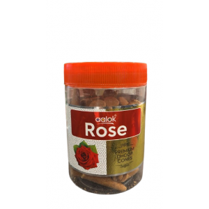AALOK ROSE DHOOP CONES 250G