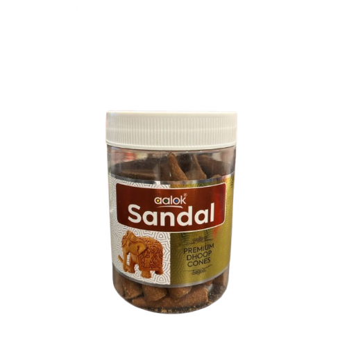 AALOK SANDAL DHOOP CONES 250G