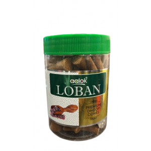 AALOK LOBAN DHOOP CONES 250G
