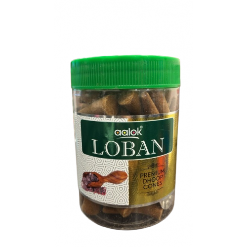 AALOK LOBAN DHOOP CONES 250G