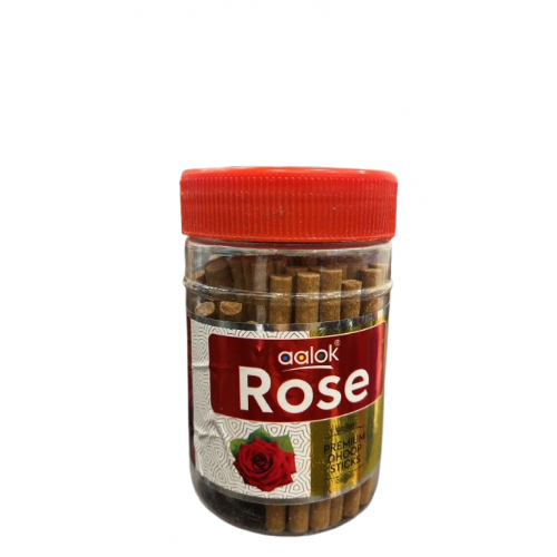 AALOK ROSE DHOOP STICKS 100G