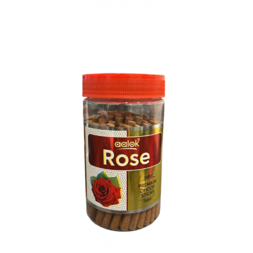 AALOK ROSE DHOOP CONES 120G