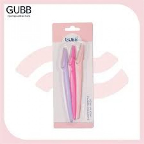 GUBB EYEBROW RAZOR PACK OF 3