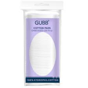 GUBB EMBOSSED COTTON PADS 50PCS