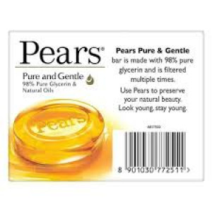 PEARS PURE@GENTLE SOAP 100G