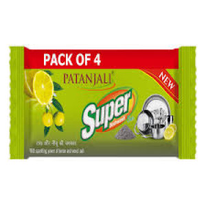 PATANJALI SUPER DISHWASH BAR 4*105G