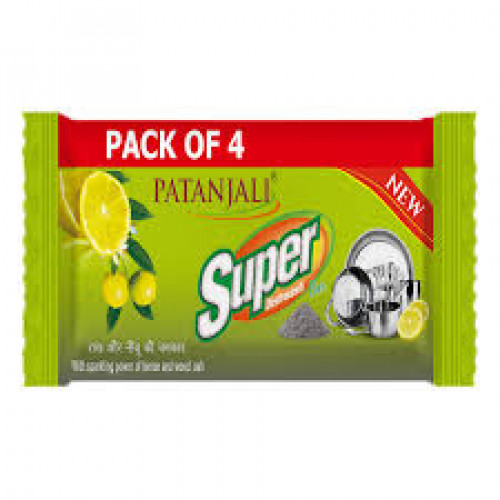PATANJALI SUPER DISHWASH BAR 4*105G
