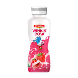 BRITANNIA WINKIN COW STRAWBERRY 180ML