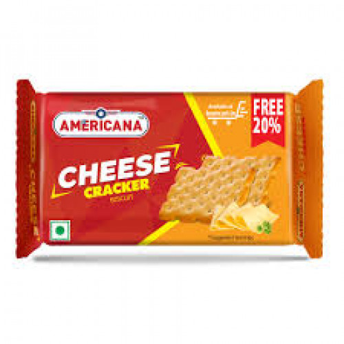 AMERICANA CHEESE CRAKER 58G+12G FREE