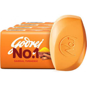 GODREJ NO.1 SANDAL TURMERIC 4U*150G