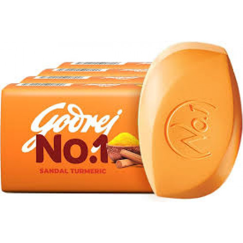 GODREJ NO.1 SANDAL TURMERIC 4U*150G