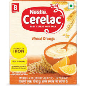 NESTLE CERELAC WHEAT ORANGE 8TO24 MONTHS