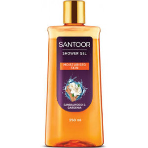 SANTOOR SHOWER GEL SANDAL@GARDENIA 250ML