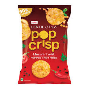 UNIBIC LENTIL@PEA POP CRISP 40G
