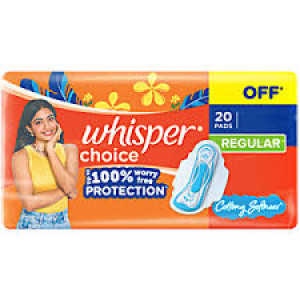 WHISPER CHOICE REGULAR 20PADS