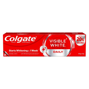 COLGATE VISIBLE WHITE TOOTHPASTE 120G