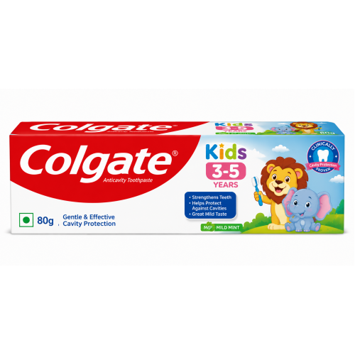 COLGATE KIDS 3-5 YEAR TOOTHPASTE 80G
