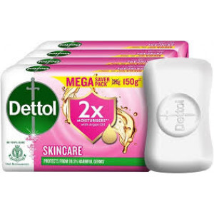 DETTOL SKINCARE SOAP 4*150G