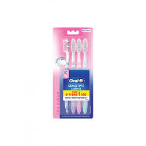 ORAL B SENSITIVE EXTRA SOFT BRUSH 4SET