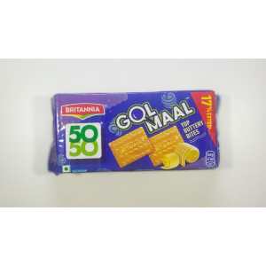 BRITANNIA 50-50 GOL MAAL BUTTER 224.6G BRITANNIA 50-50 GOL MAAL BUTTER 224.6G