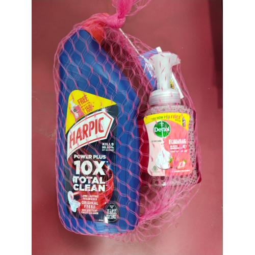 HARPIC TOILET CLEANER 1L + HANDWASH FREE