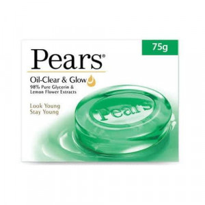 PEARS OIL CLEAR GLOW SOAP 75G