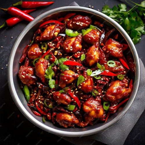 CHICKEN CHILLI DRY BONE