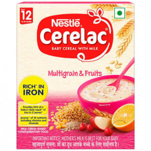 NESTLE CERELAC MULTIGRAIN@FRUITS 300G NESTLE CERELAC MULTIGRAIN@FRUITS 300G