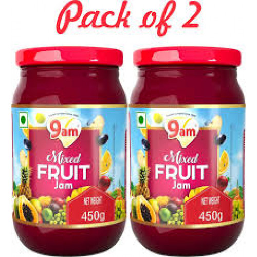 9AM MIXED FRUIT JAM 450G*2