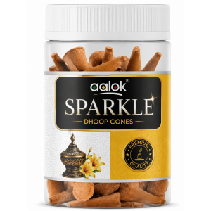 AALOK SPARKLE DHOOP CONES 120G AALOK SPARKLE DHOOP CONES 120G