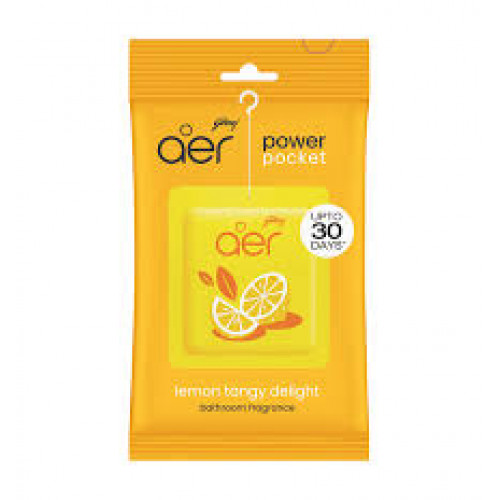 GODREJ AER POCKET LEMON TANGY 60G
