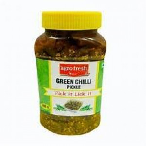 AGRO FRESH GREEN CHILLI PICKLE 500G