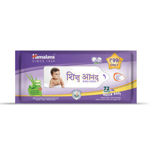 HIMALAYA BABY WIPES 72N