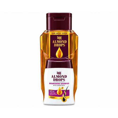 BAJAJ ALMOND DROPS 475ML+75ML SHAMPOO FREE BAJAJ ALMOND DROPS 475ML+75ML SHAMPOO FREE