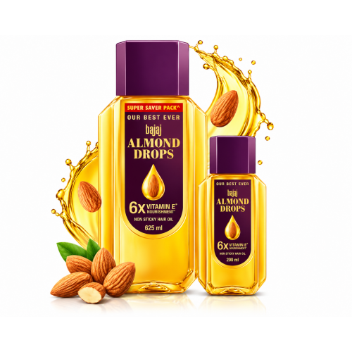 BAJAJ ALMOND DROPS 625ML BAJAJ ALMOND DROPS 625ML