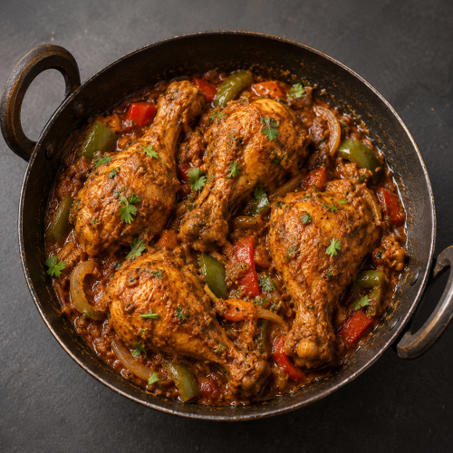 CHICKEN KADHAI(4PCS)