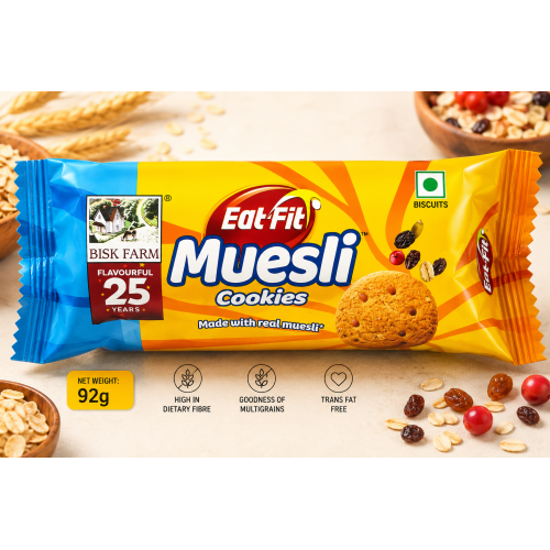 BISK FARM EAT-FIT MUESLI COOKIES 92G