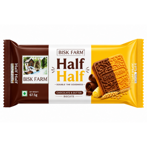 BISK FARM HALF HALF 67.5G