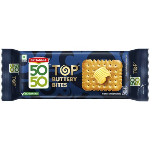 BRITANNIA 50-50 TOP BUTTERY 200G BRITANNIA 50-50 TOP BUTTERY 200G