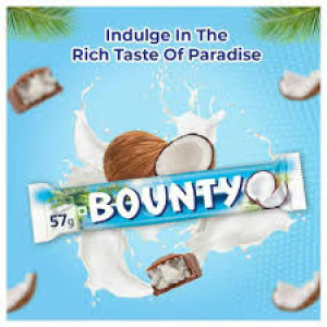 BOUNTY COCONUT CHOCOLATE 57G