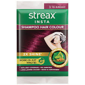 STREAX SHAMPOO HAIR COLOUR BURGUNDY 18ML
