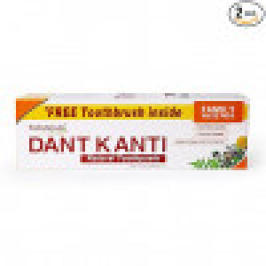 PATANJALI DANT KANTI PASTE 100G+BRUSH FREE