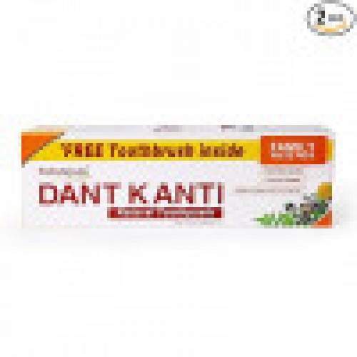 PATANJALI DANT KANTI PASTE 100G+BRUSH FREE