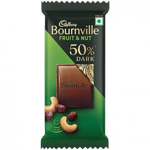 CADBURY BOURNVILLE FRUIT @ NUT 50% DARK 30G