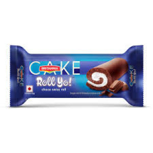 BRITANNIA CHOCO VANILLA SWISS ROLL 24G